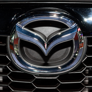 Mazda car emblem