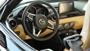 Mazda steering wheel