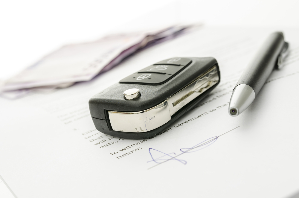 Car Keys and signed car documents