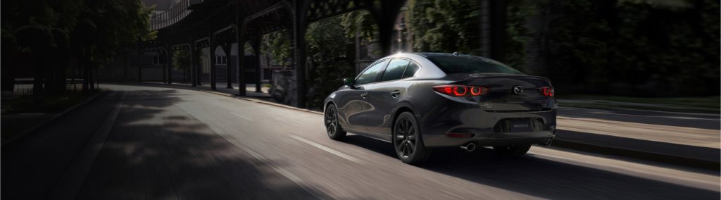 2025 Mazda3 Sedan on the road