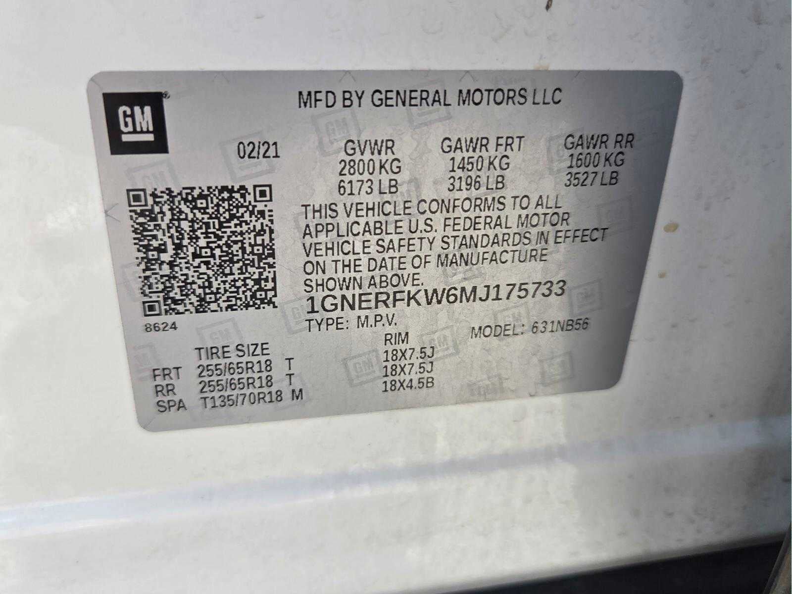 2021 Chevrolet Traverse FWD 4dr LS w/1LS