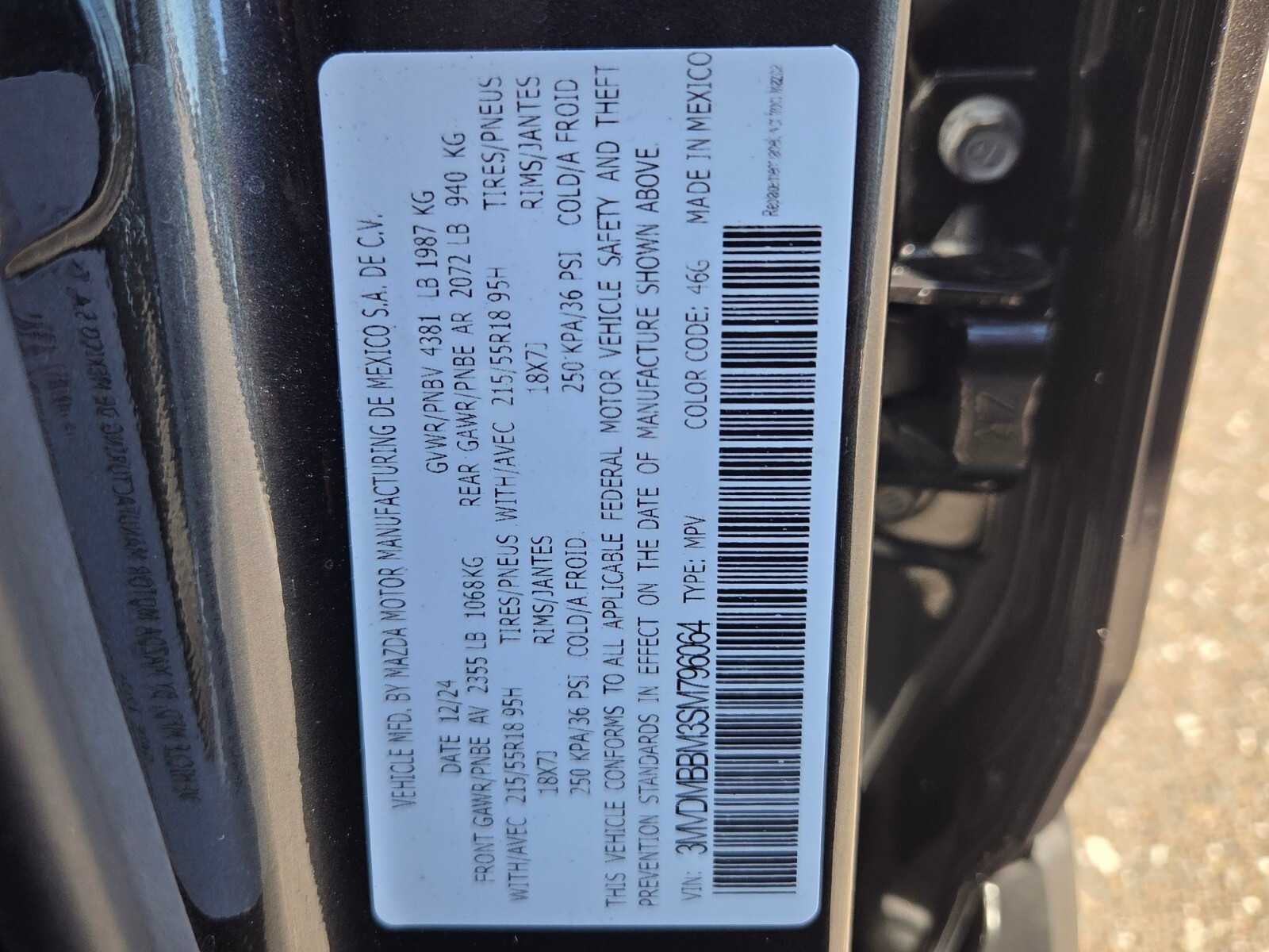 2025 Mazda Mazda CX-30 2.5 S Select Sport AWD