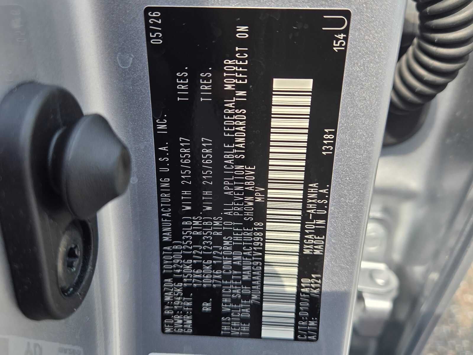 2026 Toyota Corolla Cross L 2WD