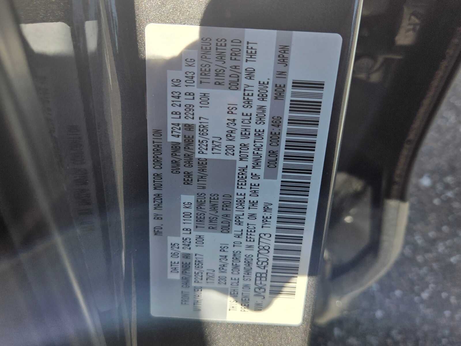 2025 Mazda Mazda CX-5 2.5 S Select Package AWD