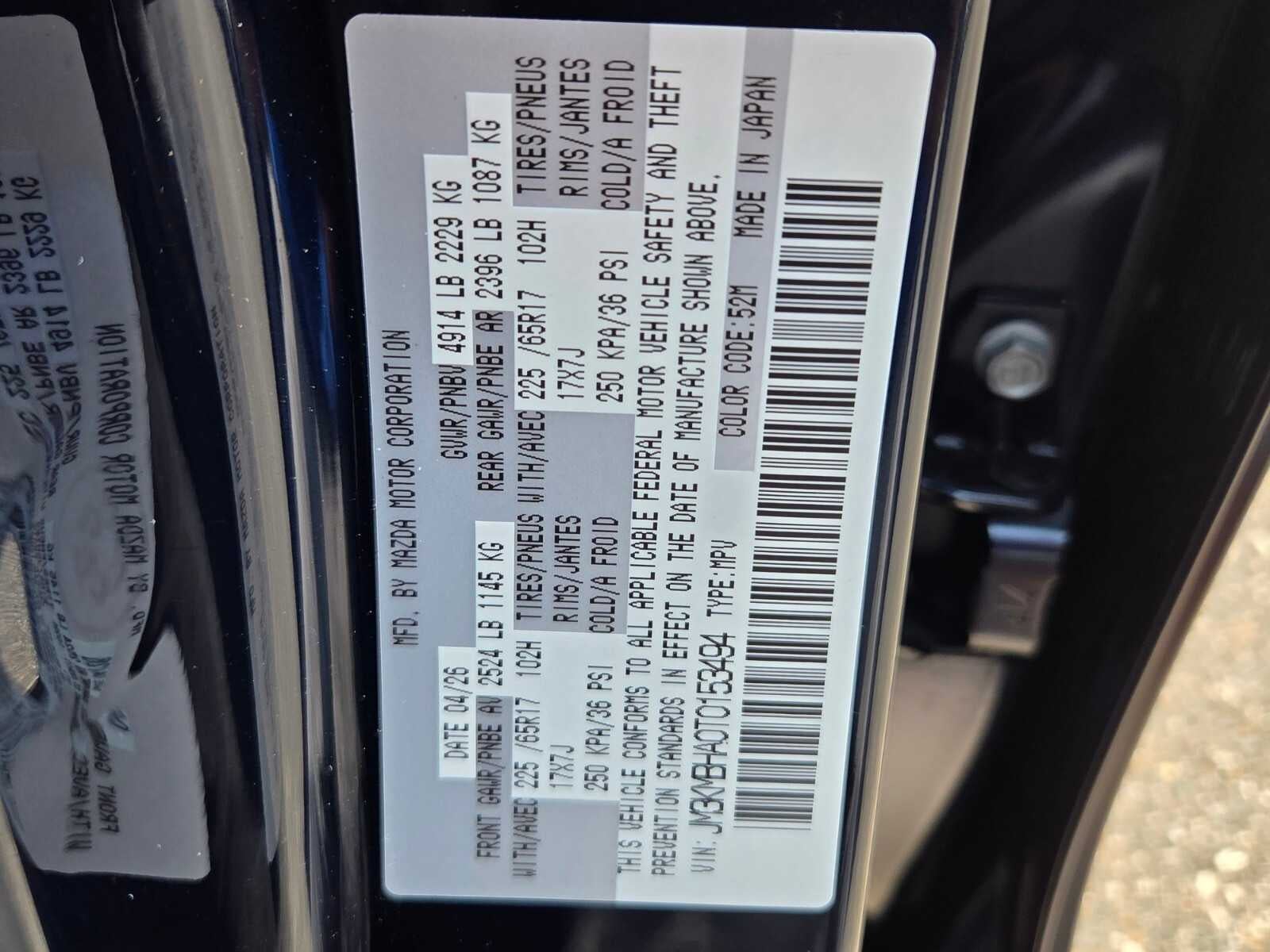 2026 Mazda Mazda CX-5 2.5 S Select AWD