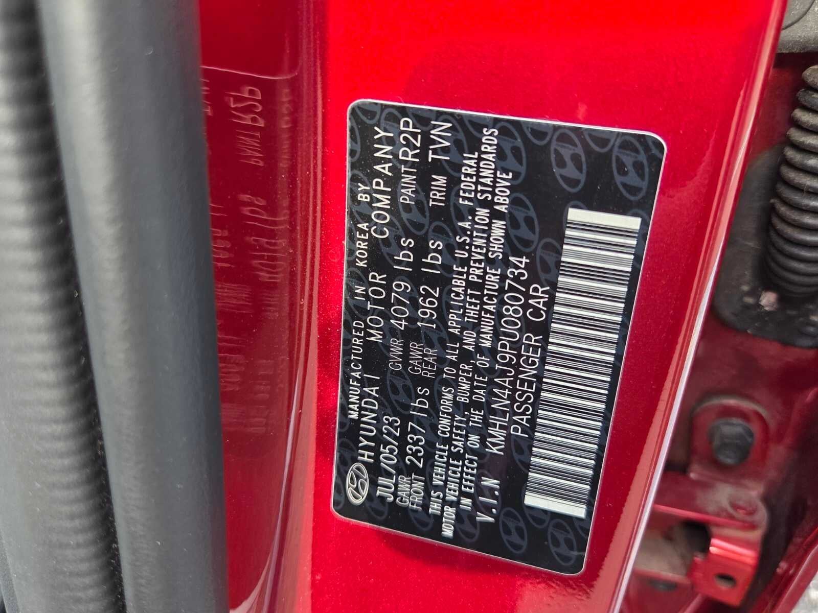 2023 Hyundai Elantra Hybrid Limited DCT