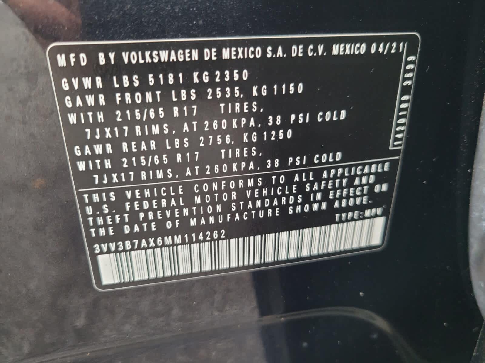 2021 Volkswagen Tiguan SE R-Line Black