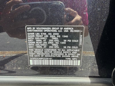 2023 Volkswagen Atlas Cross Sport 3.6L V6 SEL Premium R-Line