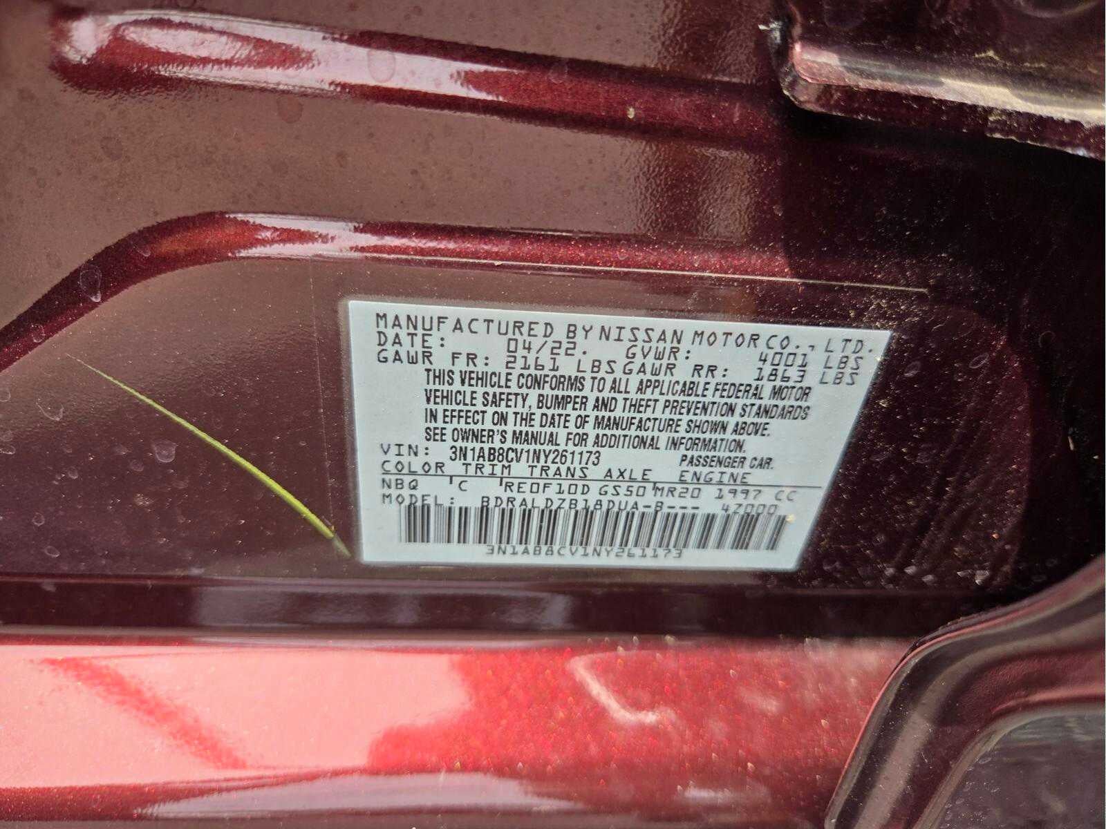 2022 Nissan Sentra SV