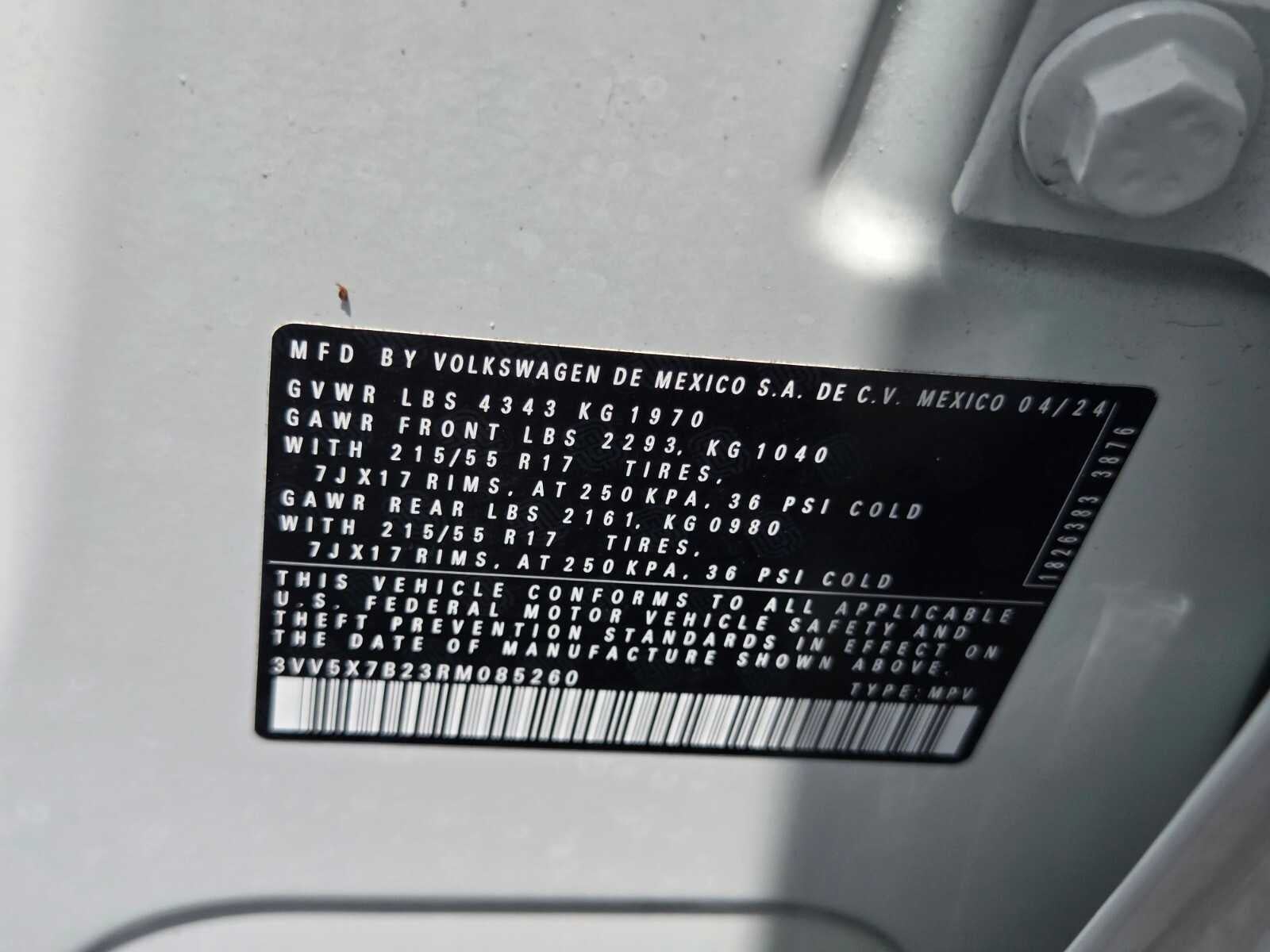 2024 Volkswagen Taos S