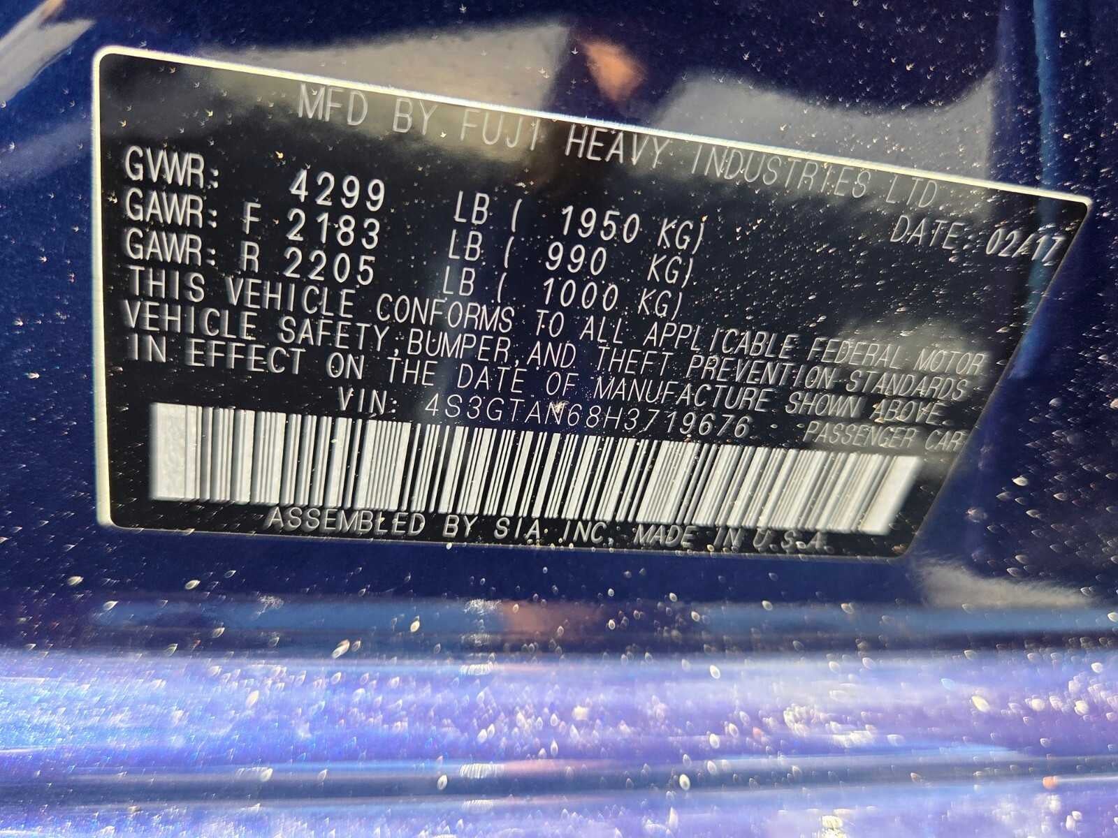 2017 Subaru Impreza Limited