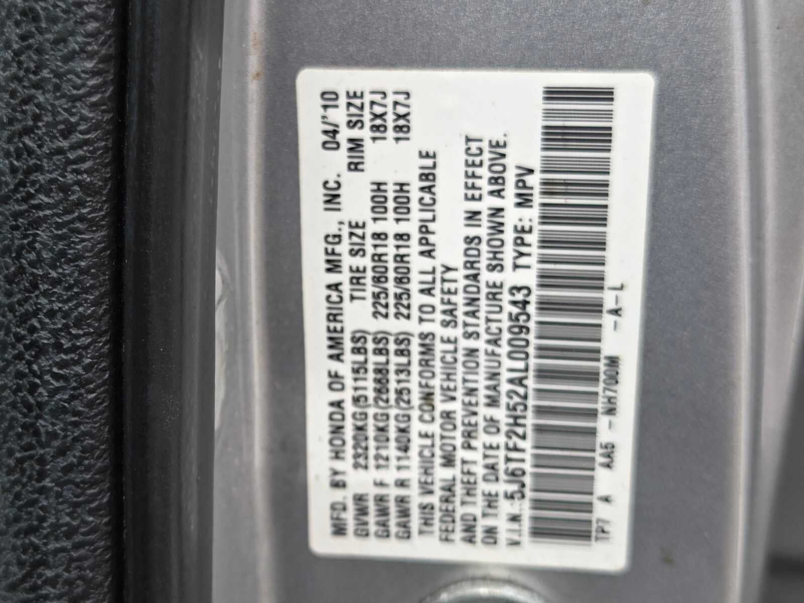 2010 Honda Accord Crosstour EX-L