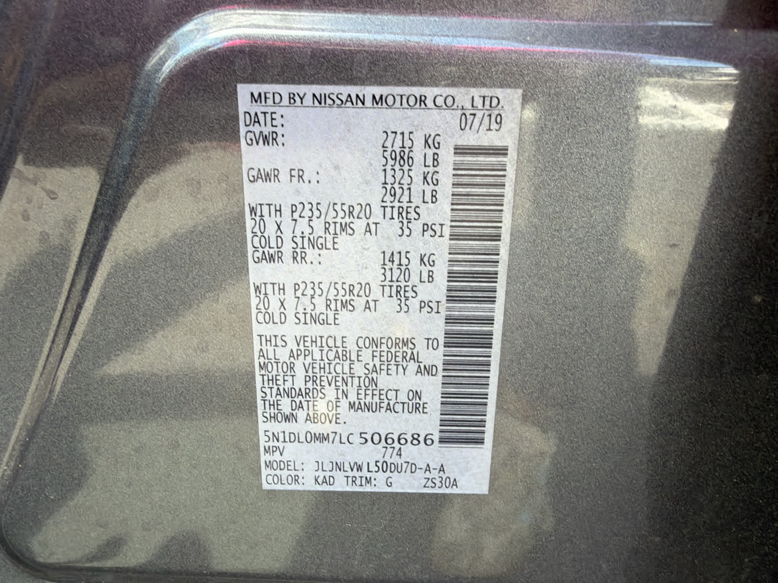 2020 INFINITI QX60 LUXE