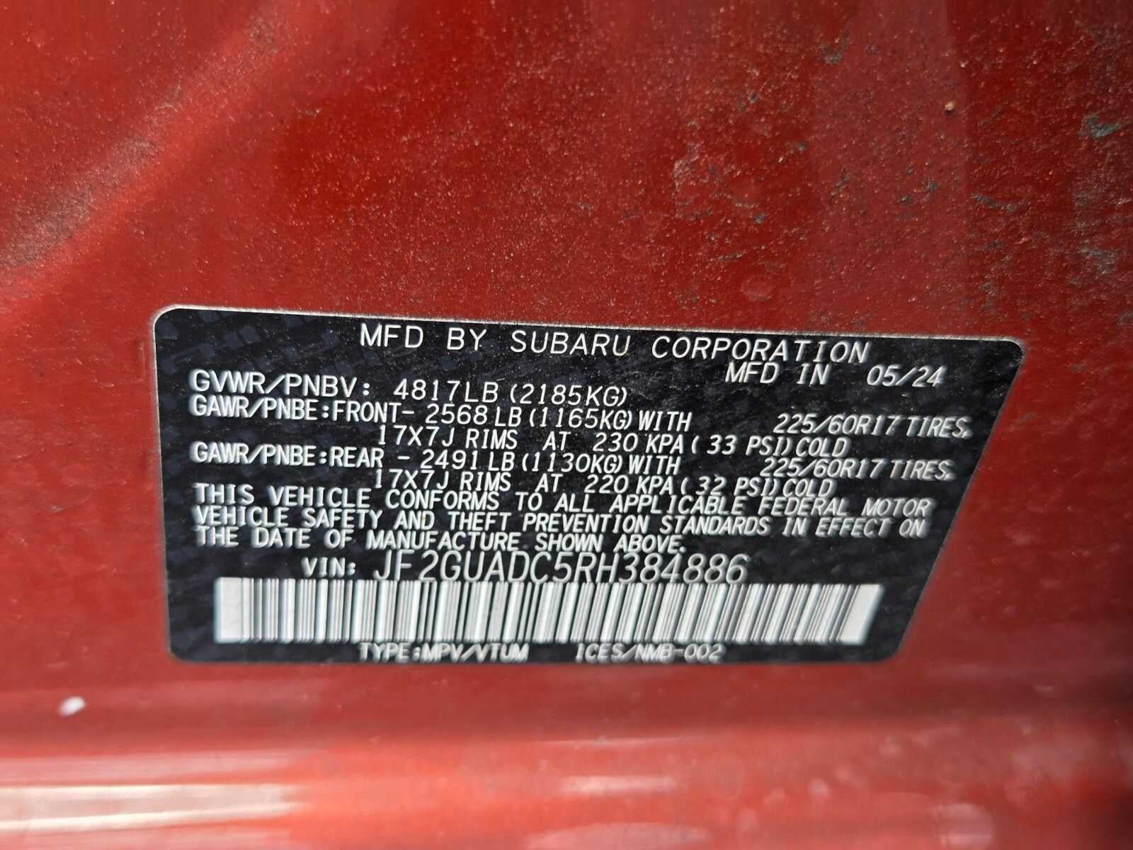 2024 Subaru Crosstrek Premium