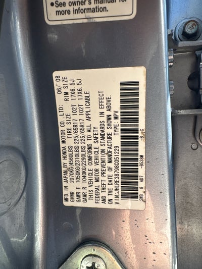 2008 Honda CR-V EX-L