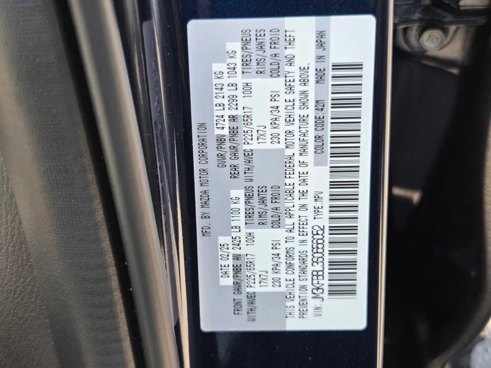 2025 Mazda Mazda CX-5 2.5 S Select Package