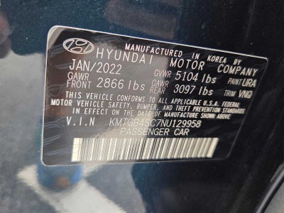 2022 Genesis G80 2.5T