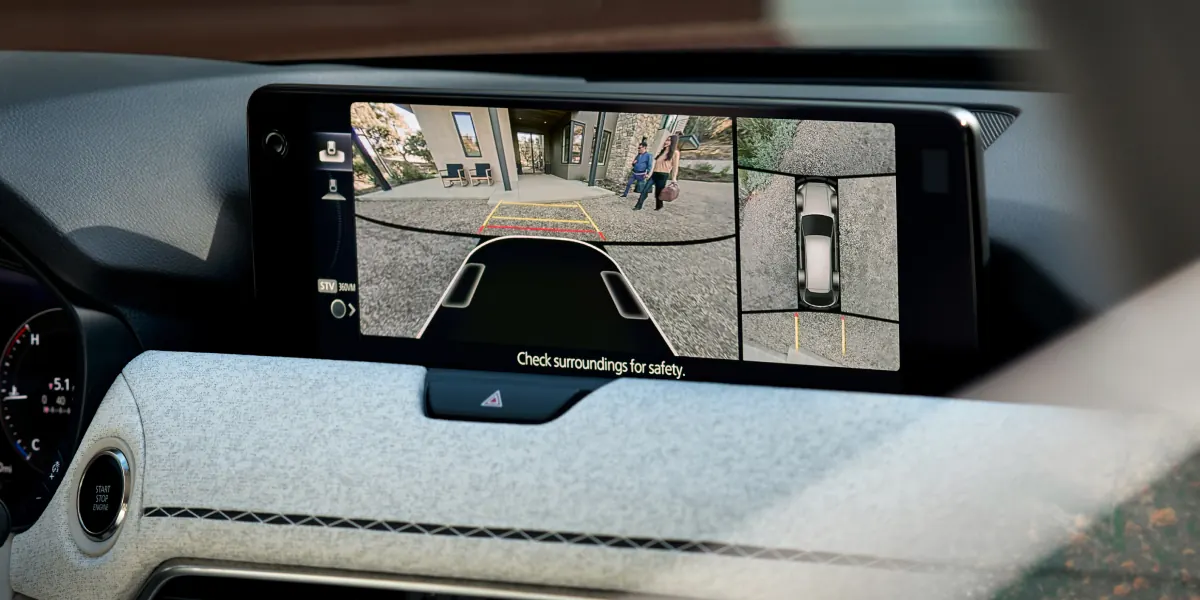2027 Mazda CX-90 360° View Monitor on the center display | Mazda City of Orange Park in Jacksonville FL