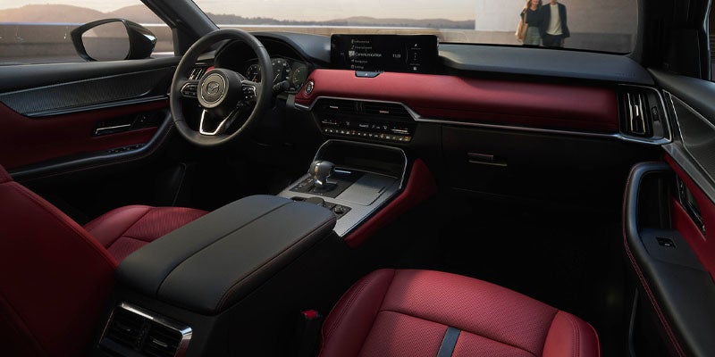 the interior of the 2025 Mazda CX-70