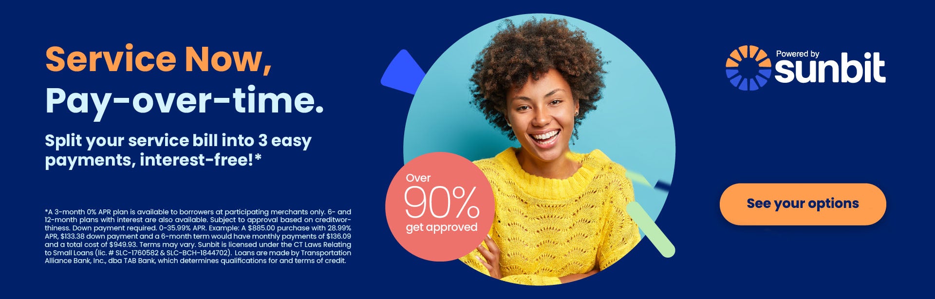 Service Now, Pay Later with Sunbit